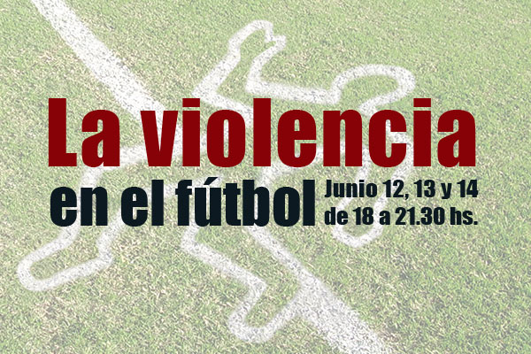 Afiche la violencia en el fútbol